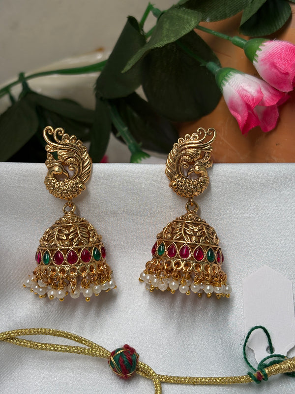 PRASSHA “Divya Lakshmi” Temple Jewellery Set