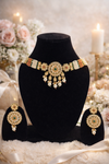 Royal Kundan Pearl Choker Set