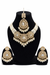 Traditional Kundan Pearl Necklace Set with Maang Tikka & Earrings