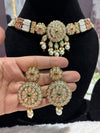 Royal Kundan Pearl Choker Set